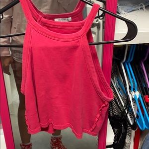 zara tank top pink